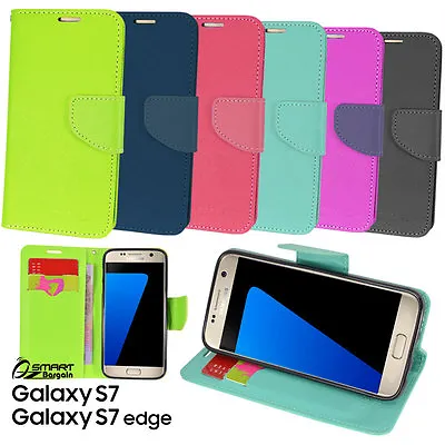CL Wallet Flip Card Slot Case Cover For Samsung Galaxy S7 S7 Edge • $7.99