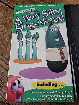 Veggie Tales A Very Silly Sing-Along VHS Tape 1997 Big Idea Christian • $6