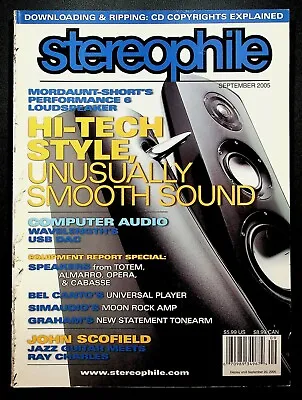 Stereophile Magazine September 2005 Mordaunt-Short Performance 6 Loudspeaker • $14.99