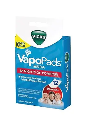 Vicks VapoPad Family Pack For Vicks Vaporizers And Humidifiers 12 Pack VSP19-FP • $28.31