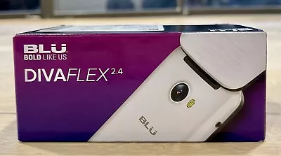 BLU Diva Flex 2.4 T350 - Dual SIM - White (Unlocked) Cellular Phone - BRAND NEW • $39.99