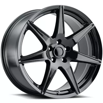 4 Wheels 20  Replica Mustang GT50 20x9 5x114.3 Black 35ET (GT5 290-5114-35 GB) • $1105.99