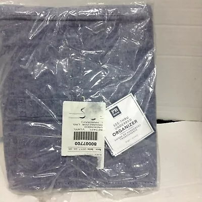 $27.99 • Buy Pottery Barn Teen Dorm See Thru Underbed Storage Organizer Bin Large Chambray