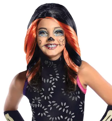 Monster High Skelita Calaveras Child Wig Disguise Movie Theme Party Halloween • $19.95