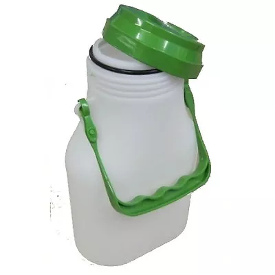 Milk Container/churn Plastic (oval) With Screw Lid - 2 Litre Capacity • £16.99