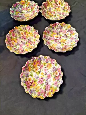 James Kent Ltd Du Barry Chintz Trinket Dish C1950 - 5 Available • £4.99