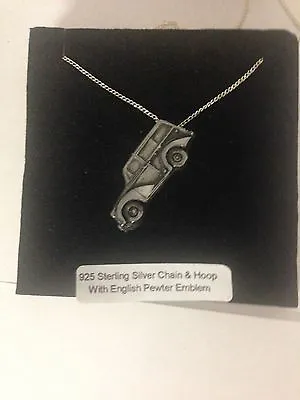 £26.95 • Buy Morris Minor Traveler Ref161 Car On 925 Sterling Silver Necklace 16,18,20,26,30