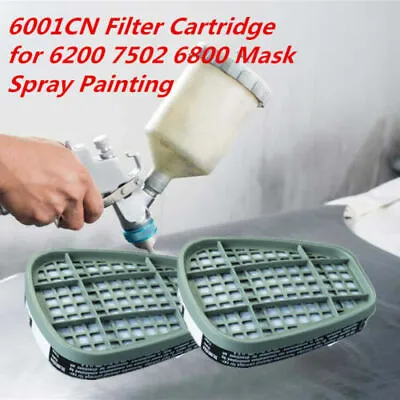 $15.89 • Buy 5N11 Cotton Filter 6001CN Filter Box Replacement For 6200 6800 7502 Gas Mask Hot
