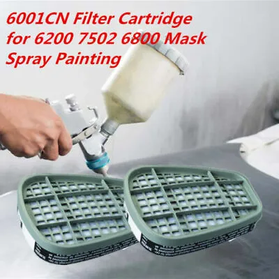 5N11 Cotton Filter 6001CN Filter Box Replacement For 6200 6800 7502 Gas Mask Hot • $25.89