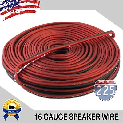 100 FT 16 Gauge Professional Gauge Speaker Wire/ Cable Car Home Audio AWG MARINE • $23.99