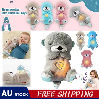 Fisher-Price Soothe 'N Snuggle Otter Portable Plush Baby Toy With Music Sounds • $20.99