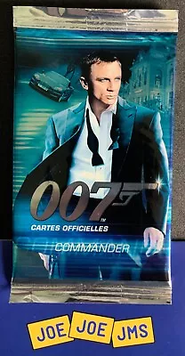 £4.99 • Buy James Bond 007 Commander Spy Cards EMPTY Booster Pack Packet FRENCH VERSION RARE