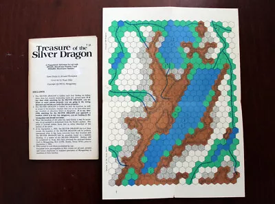 Treasure Of The Silver Dragon The Fantasy Trip 1980 Metagaming No Box • $24.95