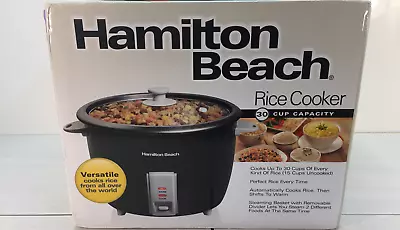 Hamilton Beach 37550 30 Cup Rice Cooker - Black • $41.80