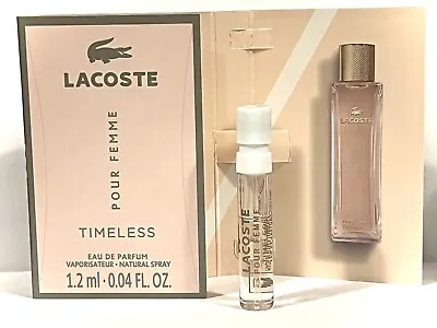 LACOSTE POUR FEMME TIMELESS 1.2ml EDP SAMPE SPRAY • £2.89