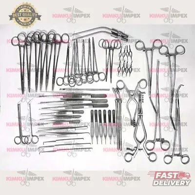 Vascular Surgery Set Surgical Medical Instruments 52 Pieces • $340