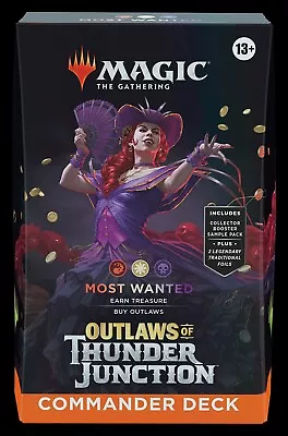 (PREORDER) Outlaws Of Thunder Junction - Commander Deck (Most Wanted) • $40