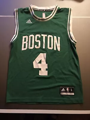 🏀 Adidas ISAIAH THOMAS Green BOSTON CELTICS #4 Youth NBA Team Replica JERSEY SM • $29.99