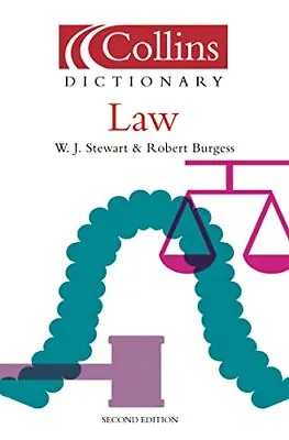 Law (Collins Dictionary Of) By Burgess Robert Paperback Book The Cheap Fast • £3.49