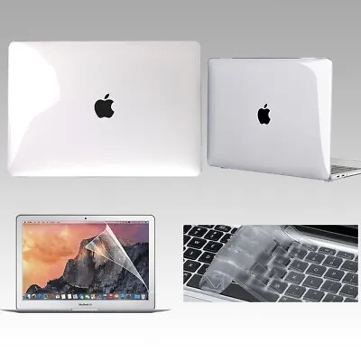 Clear Case + Keyboard Skin +Screen Skin For Apple MacBook Air Pro 11 13 14 15 16 • £9.92