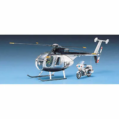 $13.39 • Buy Academy Hughes 500D Police Helicopter - Plastic Model Helicopter Kit - 1/48