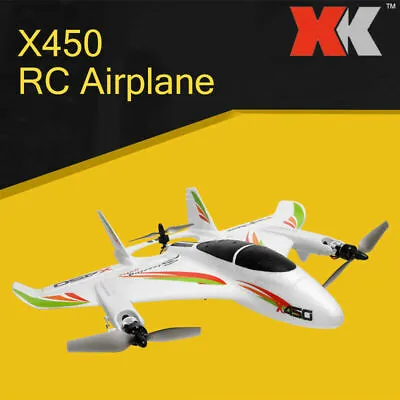 £139.99 • Buy WLtoys XK X450 RC RTF Airplane 2.4G 6CH Aircraft Fixed Wing Vertical Takeoff