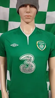 Republic Of Ireland 2012-2014 Umbro International Football Shirt (Adult Medium) • £10.79