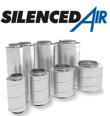 G.A.S Systemair SilencedAir Galvanised Steel Fan Silencers. All Dia's & Lengths. • £49.95