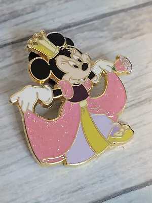 Disney Pin Princess Minnie Mouse Pink Sparkle Glitter Dress • $12