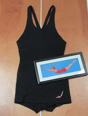 Vintage 1920s Jantzen Wool Swimsuit Antique Bathing Suit W/Original Decal Framed • $395