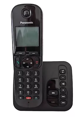 Panasonic Home Single 1 Handset Telephone KX-TGC260EB Black LIGHTLY USED • £19.95