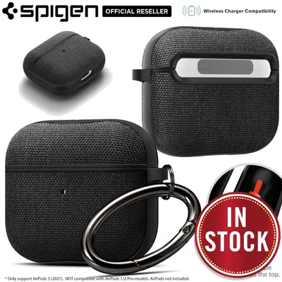 $39.99 • Buy For Apple AirPods 3rd Gen 2021 Case SPIGEN Urban Fit Hard Fabric Skin Slim Cover