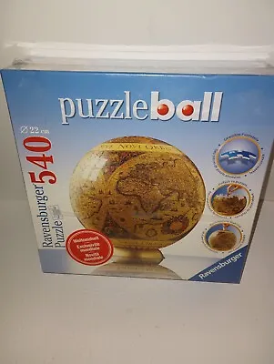 Puzzle Ball Historical Globe Ravensburger 540 Pieces New & Sealed • $45