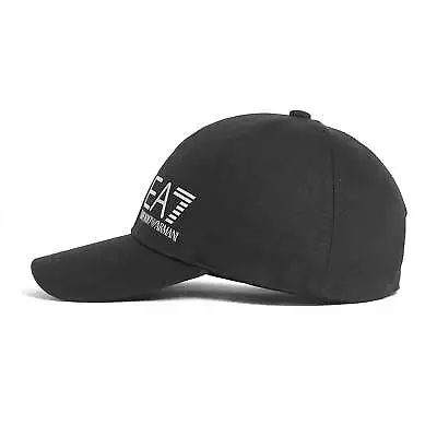 EA7 Emporio Armani Emporio Armani Black/Silver Baseball Cap 247088 CC010 • £40