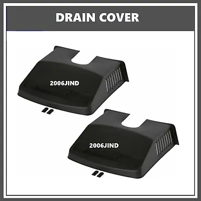 £6.77 • Buy 2x DRAIN COVER OUTDOOR GARDEN GUTTER PIPE DRAIN TIDY LEAVES PROTECTOR HEAVY DUTY