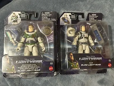 (2) Toy Story Mattel BUZZ LIGHTYEAR The Movie SPACE RANGER ALPHA Figure 2022 • $9.99