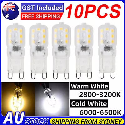 LED Dimmable Replace Halogen Lamps Capsule Light Bulb 10X AC220-240V 3W G9 White • $16.95