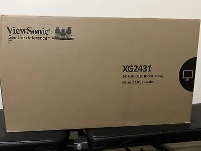 ViewSonic XG2431 24in 240Hz 1ms FreeSync Premium HDR400 IPS Gaming Monitor • $325