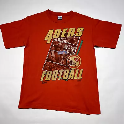 Vintage Salem Sportswear San Francisco 49er's Single Stitch T-Shirt Large NFL • $18.40