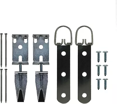 Mirror Hanging Kit With Hangers And Leveling Hardware - 100 Lbs - Mirror Hanging • £14.38