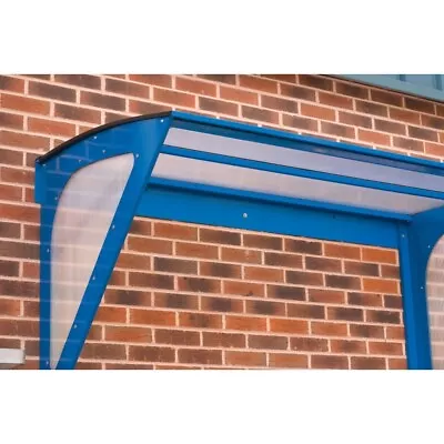 Outdoor Smoking Work Shelter Vaping Wall Canopy Area Cigarette Rain Cover • £395