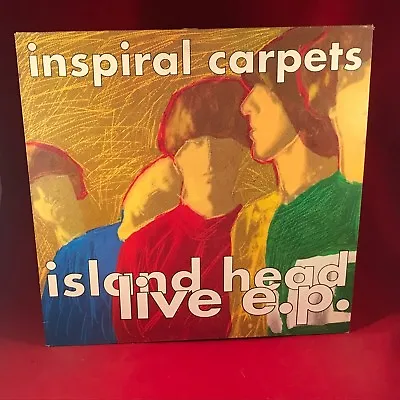 INSPIRAL CARPETS Island Head Live EP  UK 12  Vinyl Single EXCELLENT CONDITION • £9.99