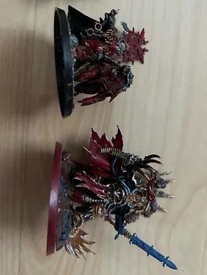 (1619) Abaddon The Despoiler+Mighty Lord Of Khorne Warhammer 40k • £30