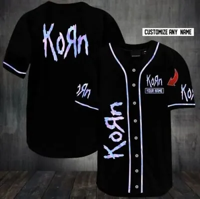 $31.90 • Buy Persionalized Korn Metal Rock Band Baseball Jersey 2023,Fanmade S-5XL