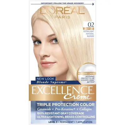 CHOICE Of Color L'Oreal Excellence Creme Permanent Hair Color New Distressed Box • $11.49