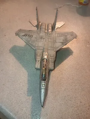 Ertl Plane Fighter USAF Jet Model F15 Metal Cast 7” Rare ERTL Vintage • $15