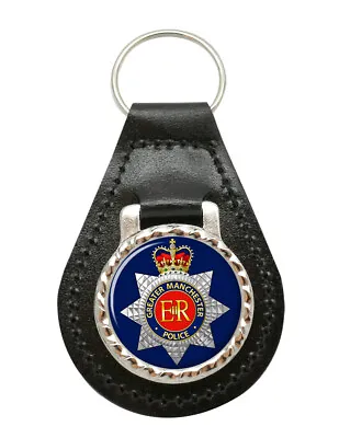 Greater Manchester Police Leather Key Fob • £7.99
