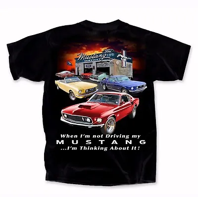 Ford Mustang When Not Driving Thinking About It Short Sleeve Shirt - NEW • $28.95