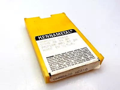 Kennametal VNMG 432 KC810 (VNMG 220408) Carbide Turning Inserts (Box Of 5) • $59.95