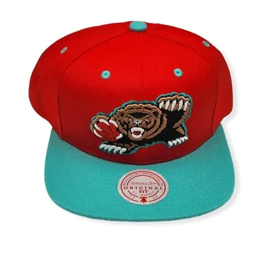 Mitchell & Ness Memphis Grizzlies Reload HWC Red/Teal Adjustable Snapback Hat • $34.99